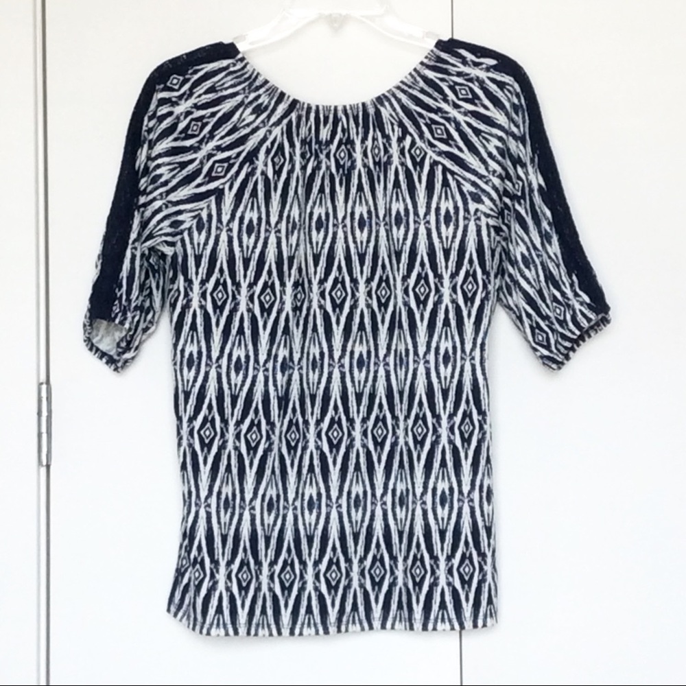 Navy Batik Style shirt - Picture 3 of 8